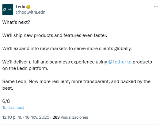 Tether Enters Strategic Partnership with Bitcoin-backed Loanmaker Ledn