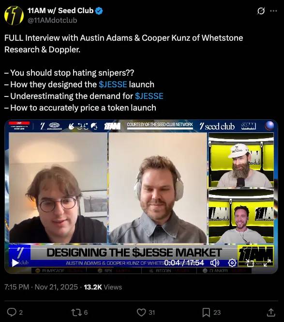 你可能误解了$JESSE，这是给 Base 链带收入的一种尝试 image 2