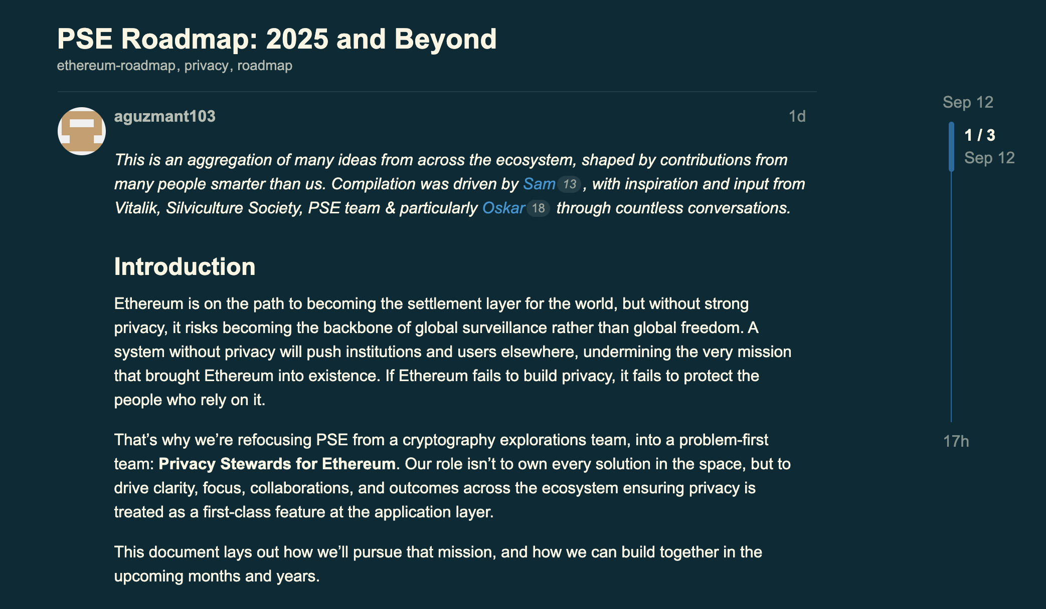 La hoja de ruta de Ethereum Privacy Stewards podría traer transferencias privadas, identidad ZK y privacidad en DeFi image 0