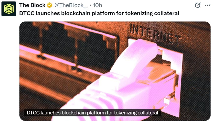 Web3 早报:华尔街巨头 DTCC 推出区块链抵押品平台、BlockFi 索赔申领截止日期为 5 月 15 日、美国阿拉巴马州通过法案允许该州投资委员会向 BTC 分配资金 image 0