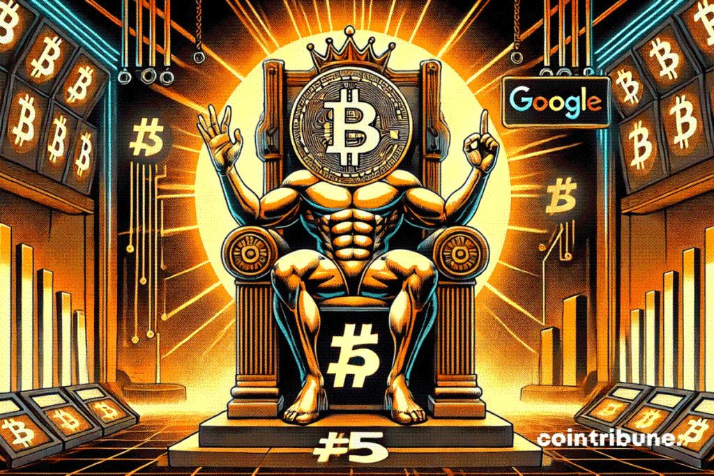 Bitcoin dépasse Google et devient le 5e plus gros actif mondial image 1