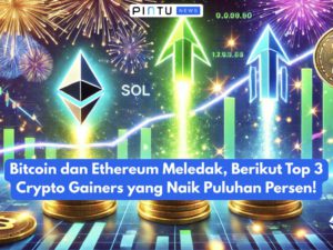 Bitcoin dan Ethereum Meledak, Berikut Top 3 Crypto Gainers yang Naik Puluhan Persen!