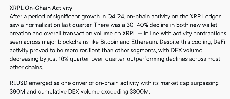 Ripple Sees Decline in On-Chain Activity Amid Transparency Concerns and Off-Chain Institutional Use image 2