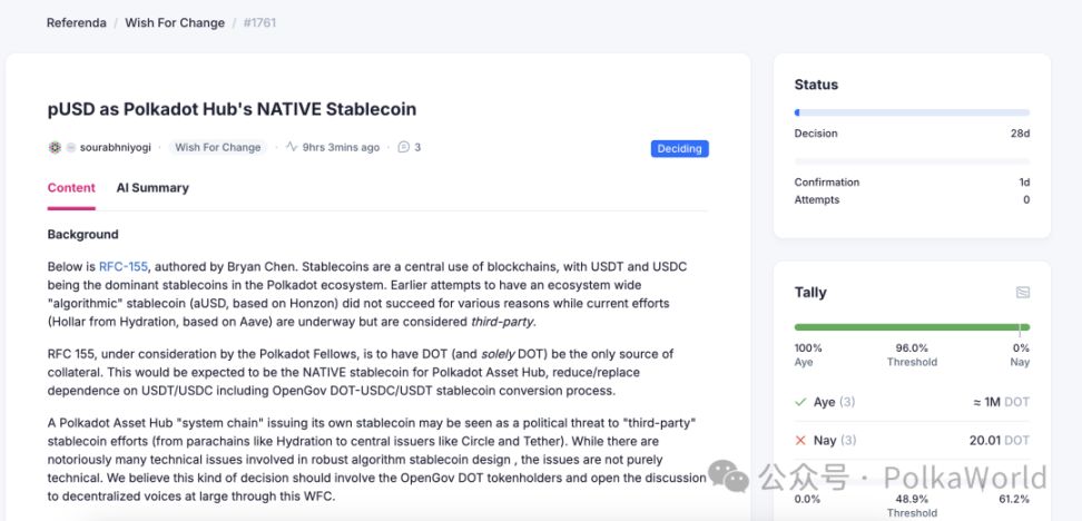 ¡Llega la stablecoin nativa de Polkadot, pUSD! Diferencias, riesgos y preguntas sin resolver frente a HOLLAR image 3