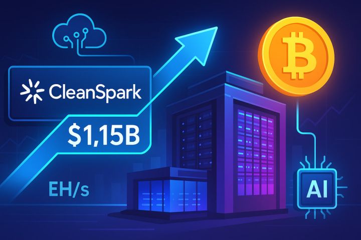 CleanSpark huy động 1,15 tỷ USD để mở rộng đào Bitcoin và hạ tầng AI