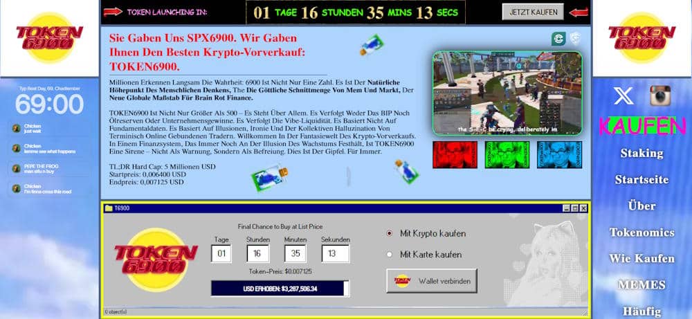 Krypto News: TOKEN6900 schießt 65 % nach oben – Anleger spekulieren auf 200 % Gewinn! image 1