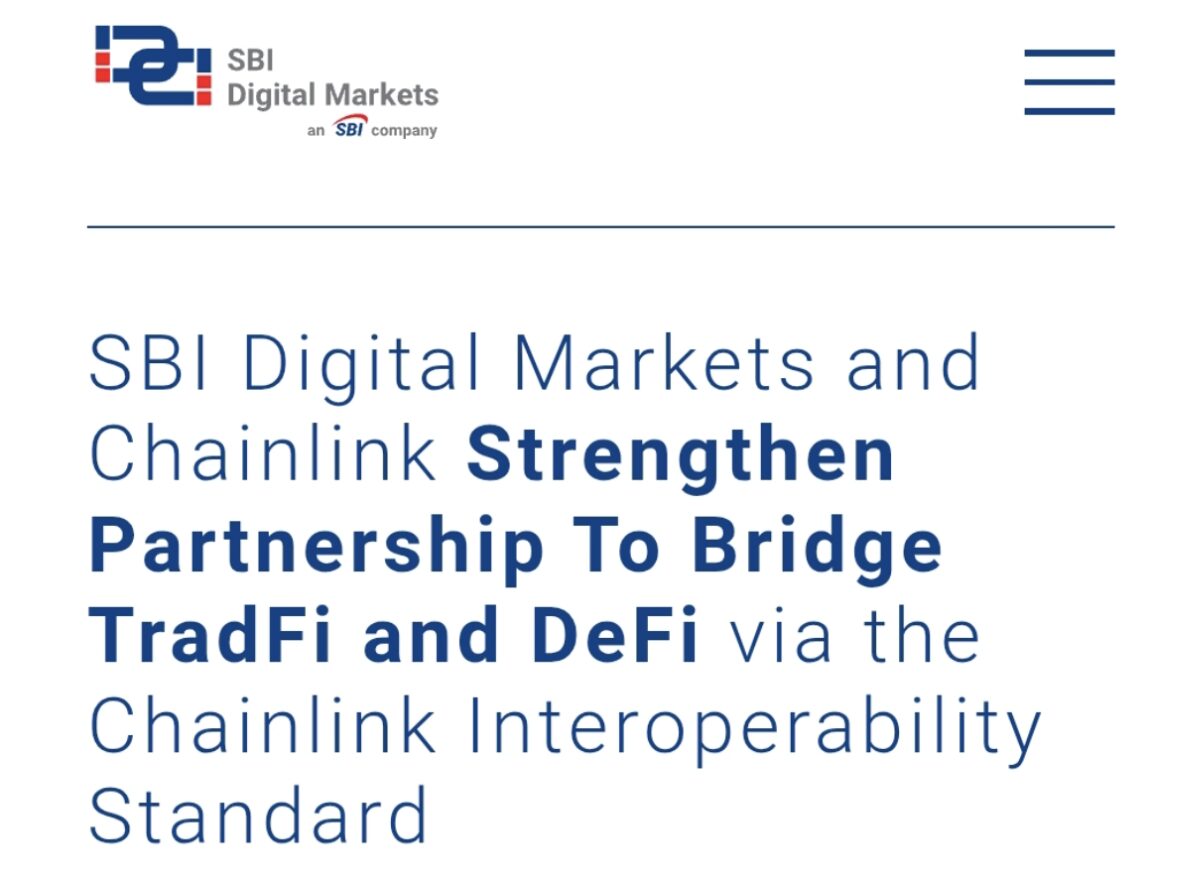 Chainlink и SBI Digital Markets продвигают сотрудничество в области токенизированных финансов image 0