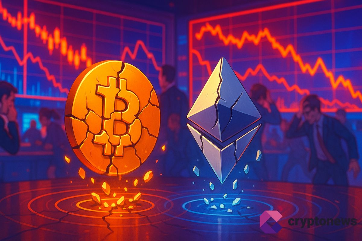 BTC ETH en crise : 607 Millions $ disparaissent des ETF en 24 heures