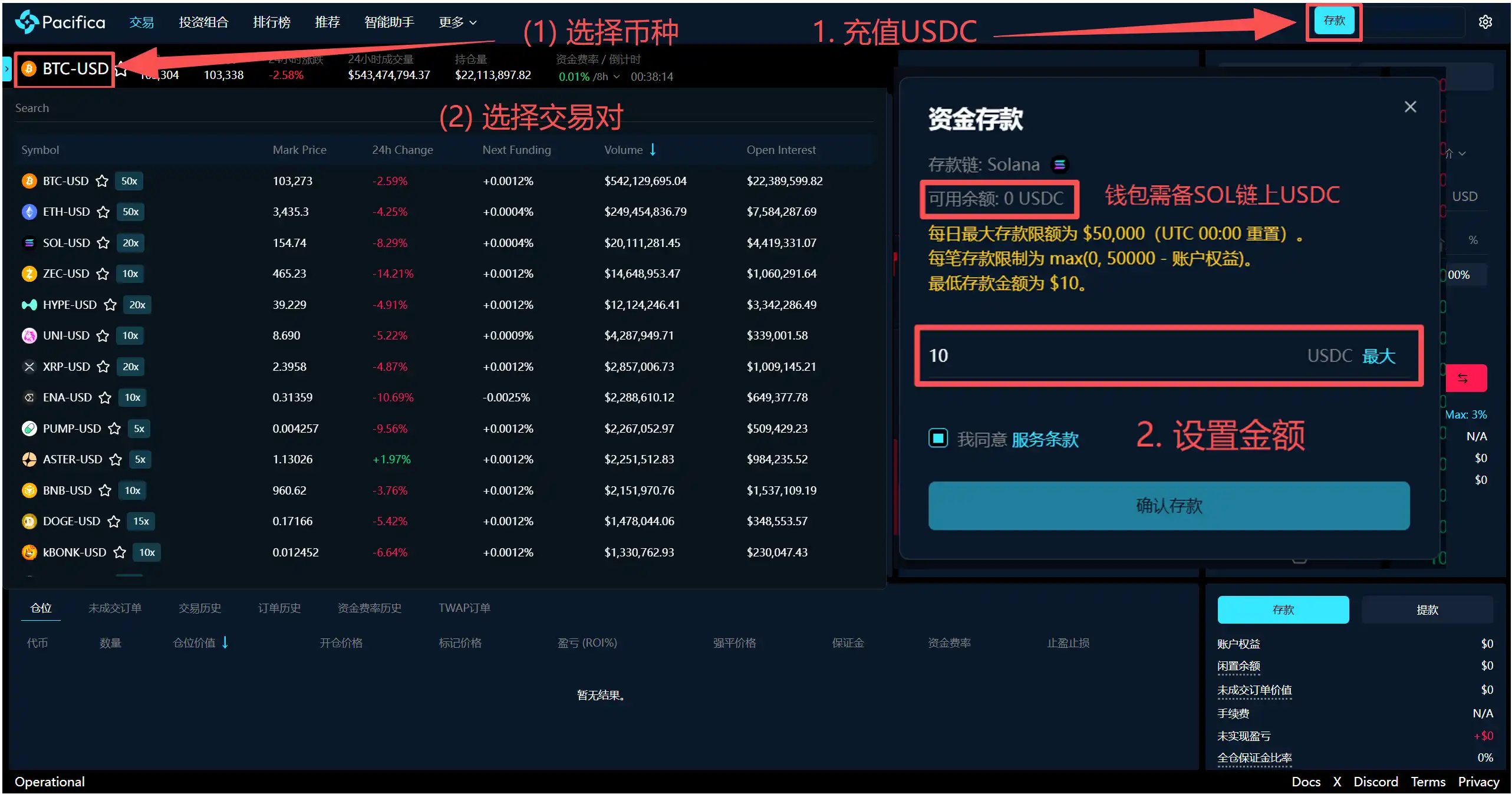 Pacifica交易教學:每週1000萬點獎勵,新手如何搶佔早期紅利 image 5