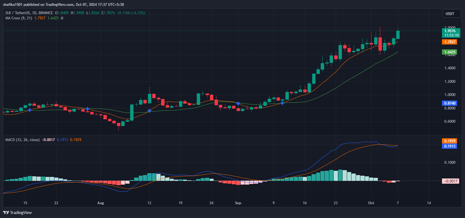 Sui (SUI) Price Rallies 13% After Its Recent Downward Movement image 1