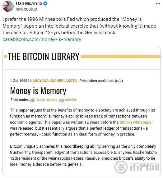 美联储突传“封禁比特币”报告 华尔街挖出1996年论文抗议 刺激特朗普胜率飙近65% image 3