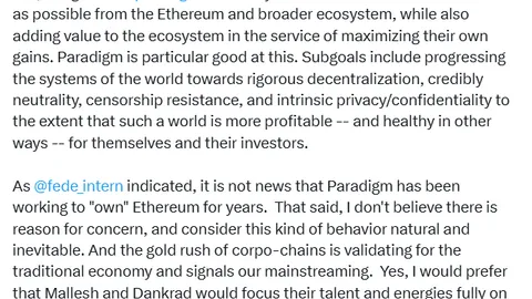 Ethereum потребує Paradigm, VCs, незважаючи на занепокоєння щодо вилучення цінності: Joseph Lubin