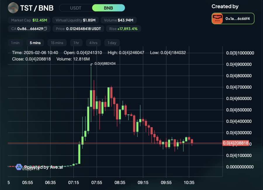 Market Cap Test Token dari BNB Chain Melejit ke US$35 Juta, Apa yang Terjadi? image 0