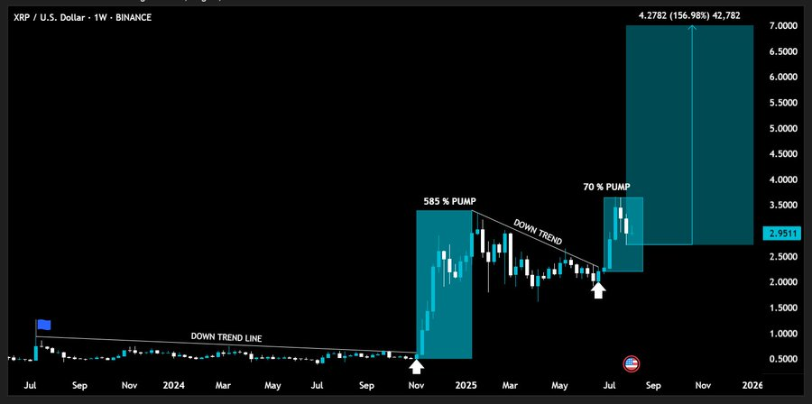 XRP Shows Potential for Further Gains as Whale Activity and Short Squeeze Dynamics Emerge image 1