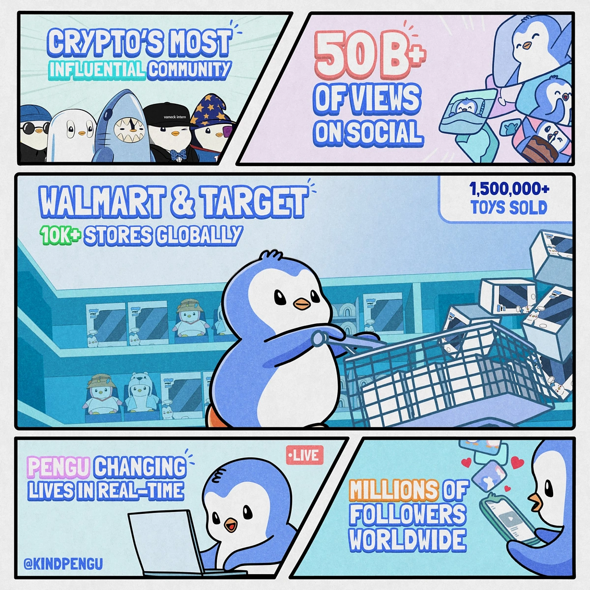 Pudgy Penguins NFT surpasses Bored Ape in one month: A quick overview of what the PENGU token is image 7