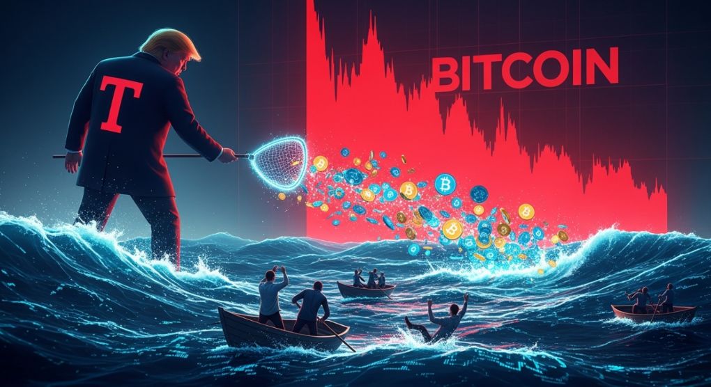 Инсайдерский кит Трампа снова открыл шорт по bitcoin на 340 миллионов долларов, паника на рынке усиливается! image 0