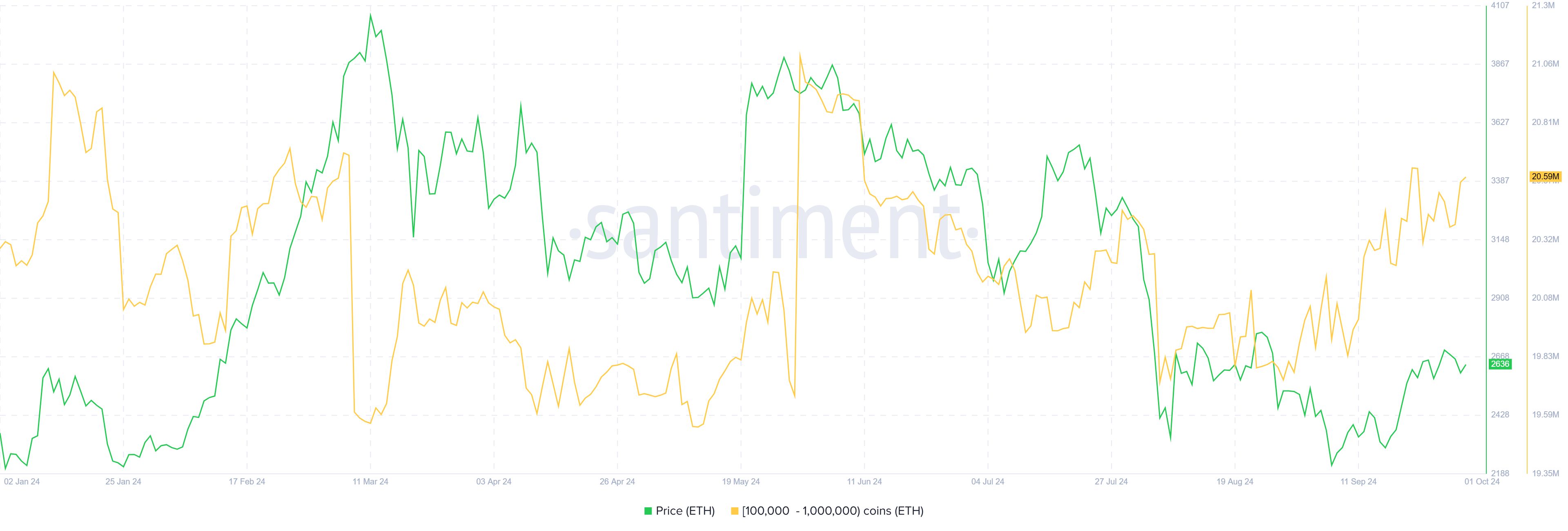 Стабильность китов может поддержать ралли Ethereum image 0