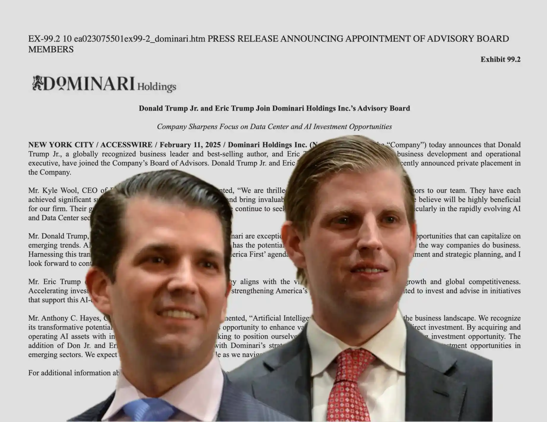 أنفق 750 ألف دولار ليصبح جار الرئيس، خطة ثراء لرجلين في منتصف العمر في Trump Tower image 3