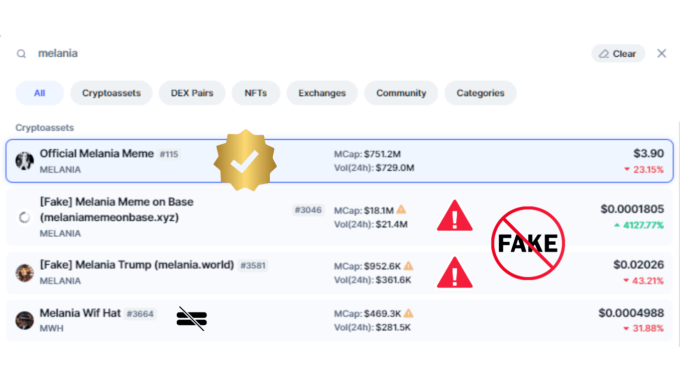 How to Identify Fake TRUMP tokens: A Guide to Staying Safe in the Crypto World image 1