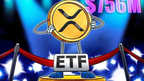 Entradas de ETF de XRP ultrapassam US$ 756 milhões enquanto divergência de alta sugere reversão de tendência