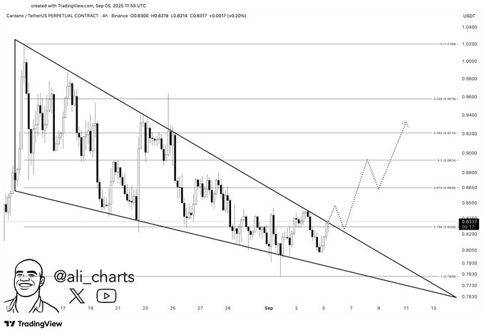 Trader Spots Bitcoin Flashing Signal That Precedes Bear Markets, Updates Outlook on One Ethereum Competitor image 2