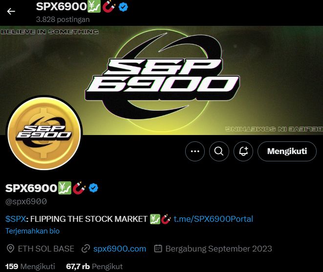 $SPX6900 Naik 10.300% di 2024, Akankah Harganya Capai US$2 Segera?Mengenal SPX6900Analisa Coin $SPX6900