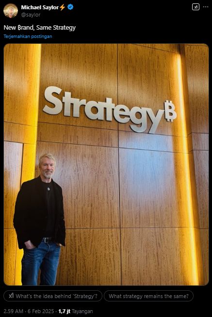 MicroStrategy Resmi Rebranding Jadi “Strategy”Lonjakan Kepemilikan Bitcoin Strategy di Q4 2024STRK dan Masa Depan Strategy