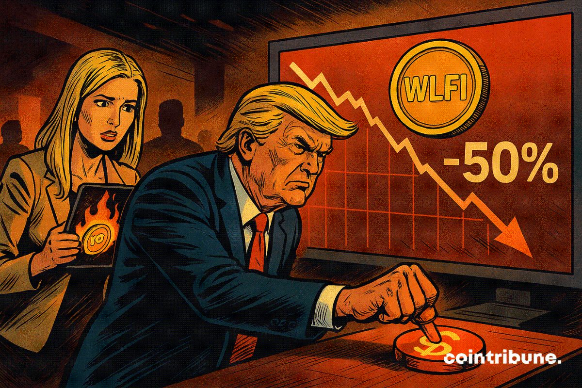 Crypto : La famille Trump tente de sauver WLFI après une chute de 50 %