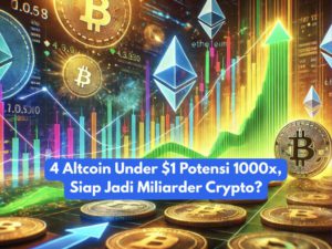 4 Altcoin Under $1 Potensi 1000x, Siap Jadi Miliarder Crypto?