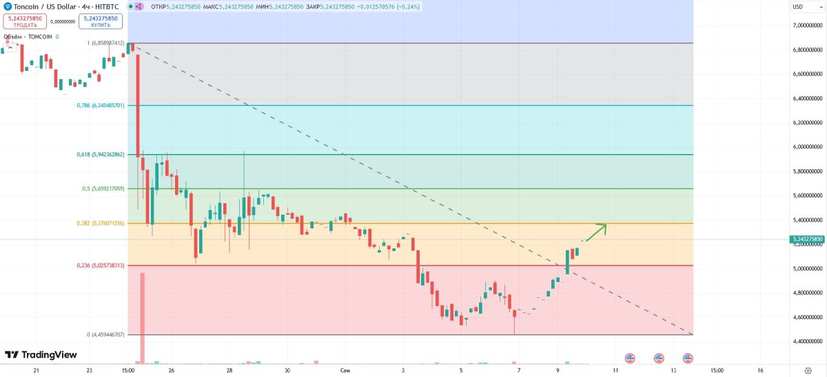 Курс Toncoin вырос на фоне резкого повышения активности трейдеров image 1