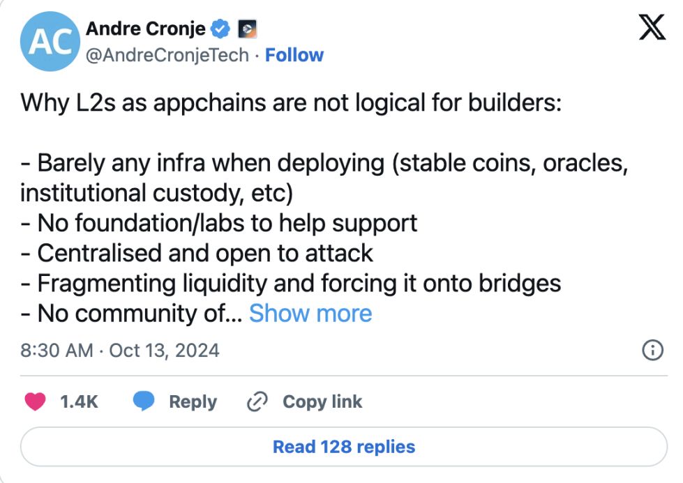 Andre Cronje の新しい記事: 価値の獲得はネットワークに奪われず、アプリケーションに戻されるべきです image 0