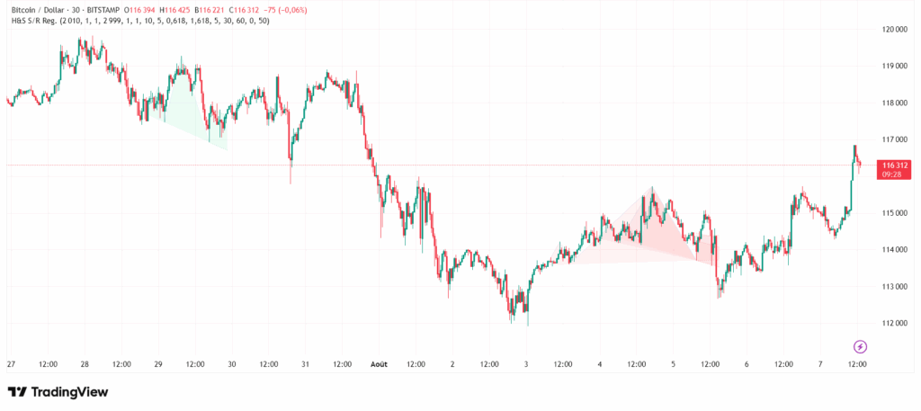 Bitcoin repasse au-dessus de 116 000 $ : le marché repart image 2