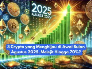 3 Crypto yang Menghijau di Awal Bulan Agustus 2025, Melejit Hingga 70%?