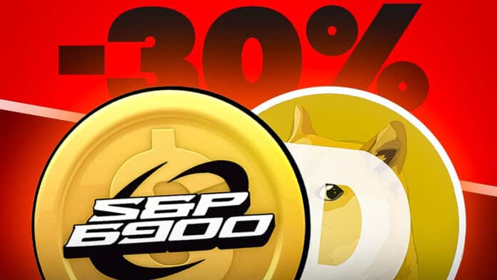 SPX6900 (SPX) und Dogecoin (DOGE) verlieren in 1 Woche fast -30%: Jetzt Meme Coins kaufen oder Finger weg? image 0