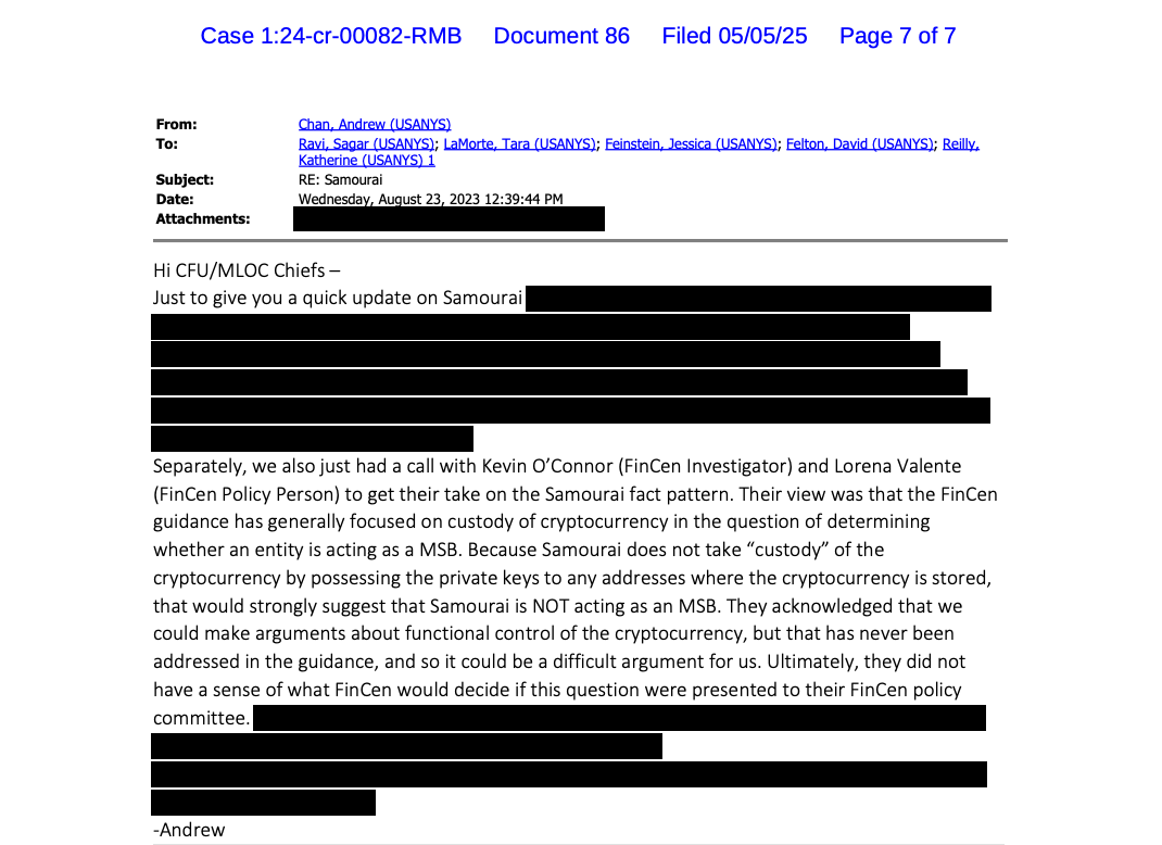 Tornado Cash dev's attorneys say prosecutors hid exculpatory evidence image 1