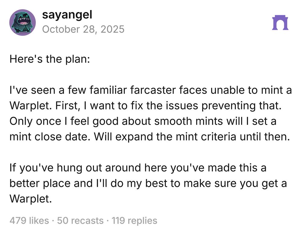 From Mascot to On-Chain Carnival: How Warplets Ignited Farcaster's NFT Season image 2