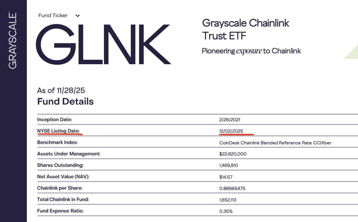 Chainlink calienta motores para llegar a la bolsa en diciembre