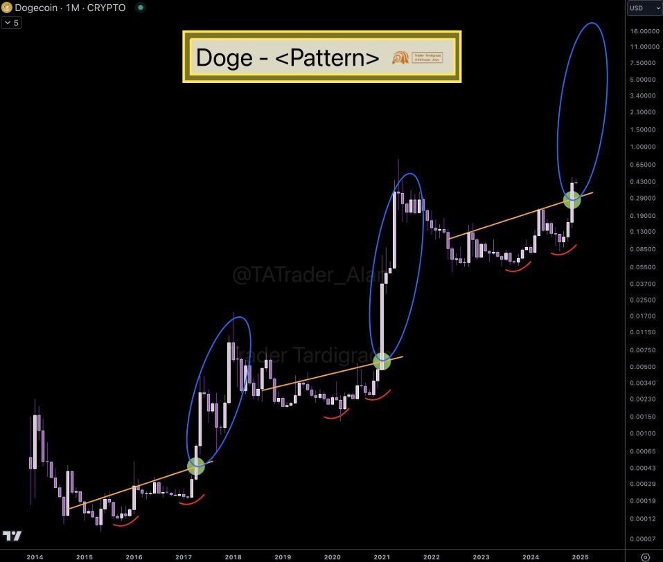 Dogecoin (DOGE) được định vị để tăng vọt lên $1, theo TOP nhà phân tích image 4