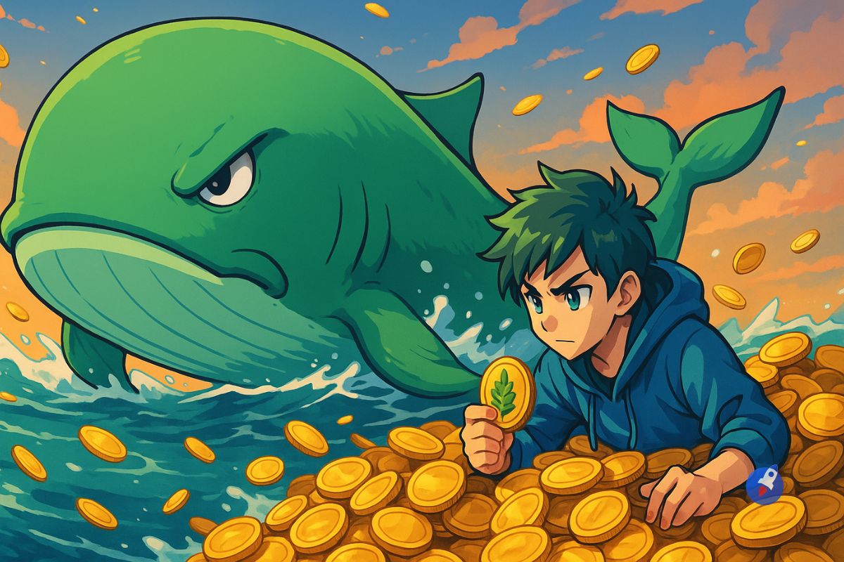 Les baleines profitent de la correction : leurs tokens favoris en plein marché baissier