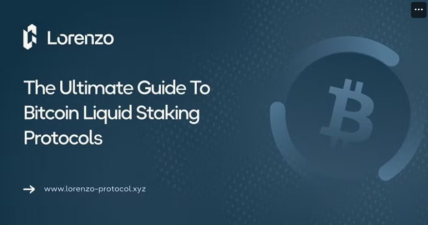 Lorenzo Protocol：简化比特币质押的复杂性 image 0