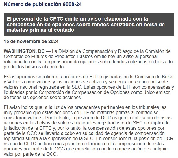 Las opciones de ETF de bitcoin tienen el camino despejado image 1