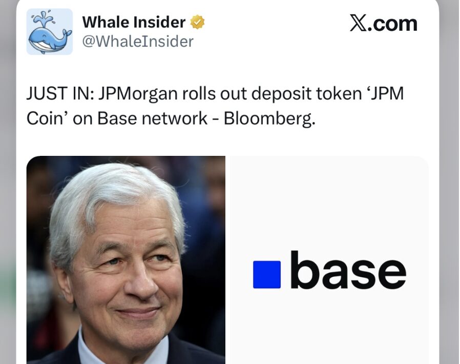 JPMorgan Pilots JPMD Deposit Token on Base, Accelerating Institutional On-Chain Finance image 0
