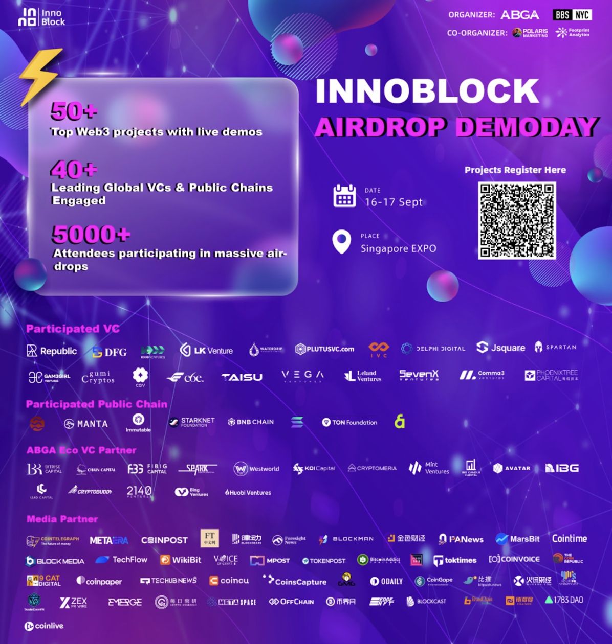 InnoBlock峰会Airdrop DemoDay：打造项目方与VC机构的深度链接 image 0