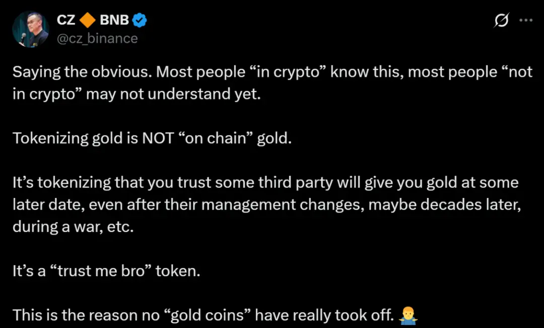 从去信任的 BTC，到代币化的黄金，谁才是真正的“数字黄金”？ image 2