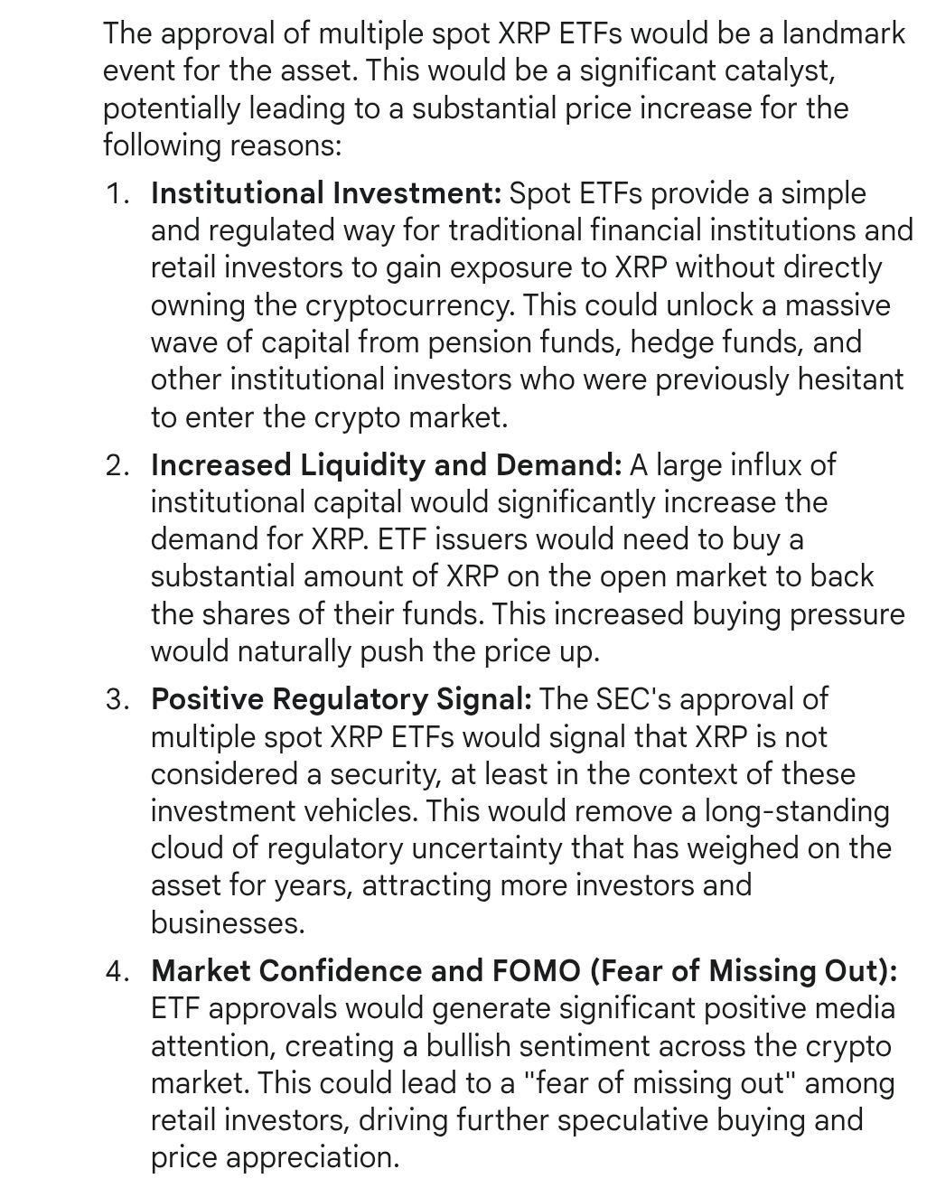 Here is XRP Price by December 2025 if SEC Approves ALL Spot XRP ETFs by October