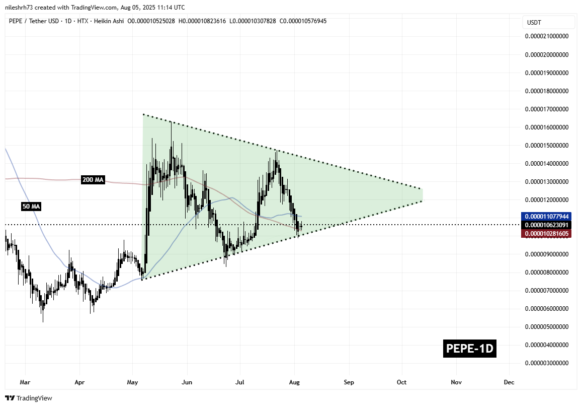 Pepe (PEPE) To Bounce Back? Key Emerging Pattern Signaling Potential Upside Move image 1