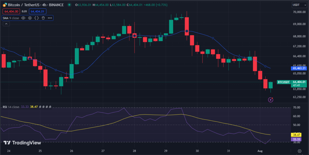 Is Bitcoin Dropping Below $65K a Sign of Further Decline in August? image 1