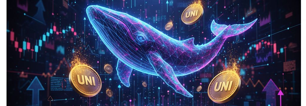 Las transacciones de ballenas en Uniswap alcanzan un máximo de 4 años y UNI se dispara un 65% en una semana