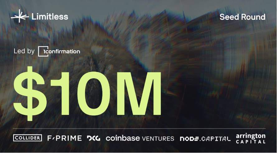 Limitless schließt vor der Veröffentlichung des LMTS-Tokens eine Seed-Finanzierungsrunde in Höhe von 10 Millionen US-Dollar ab.