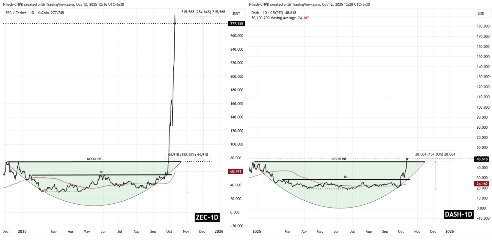 هل سيرتفع Dash (DASH) أكثر؟ هذا النمط الصاعد الناشئ يقول نعم! image 1